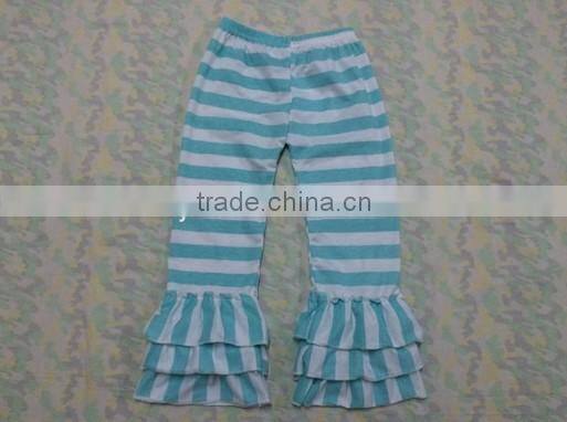 wholesale knit ruffle pants ruffle bottom pants for baby girls ruffle bottom pants