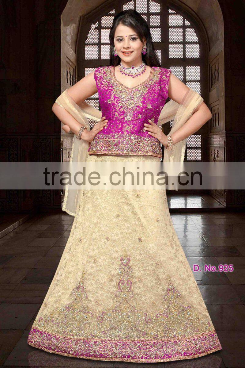 Semi Bridal Lehenga