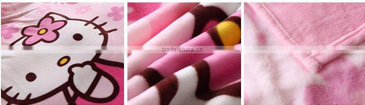 Multi Function Fashion Printed Fleece Blankets For Girl Child