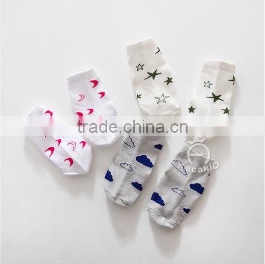 cute baby cotton socks, silicone print baby socks