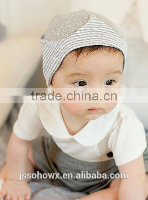 star printed fancy baby hat, soft touch 100% cotton baby hat, star baby hat