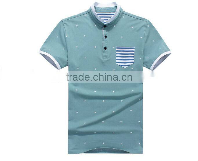 hot sale cheap high quality short sleeve custom printed POLO shirt with pocket
