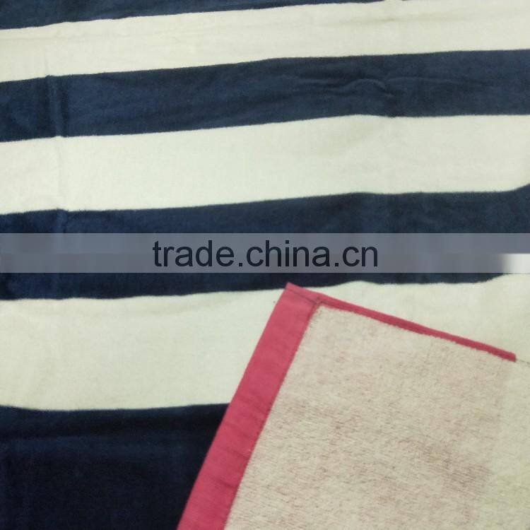 custom color terry cotton double side towel