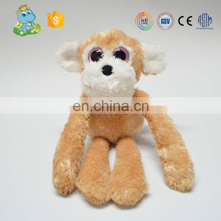 Hot sale small size cute monkey stuffed toys with long arms for sale