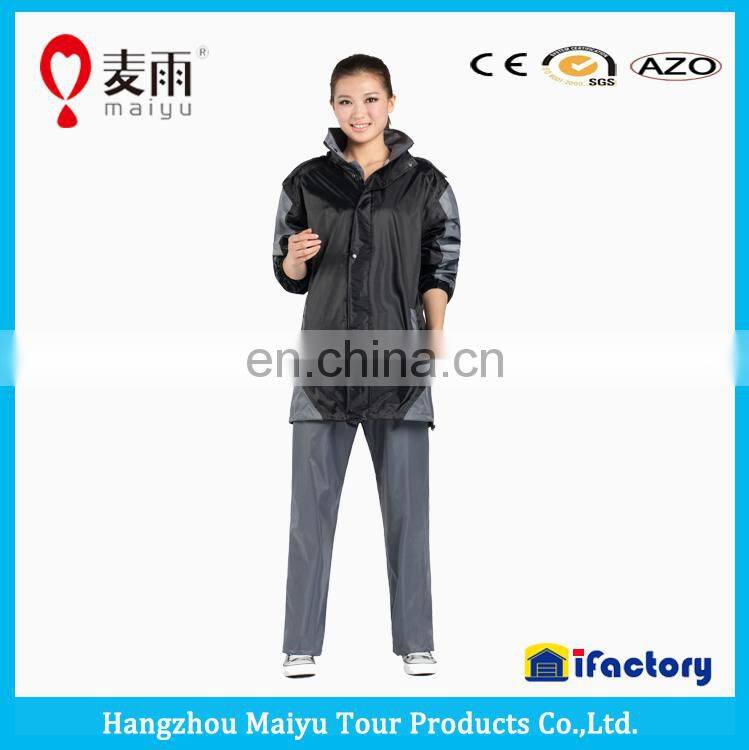 fashion leisure pvc overalls raincoat for women