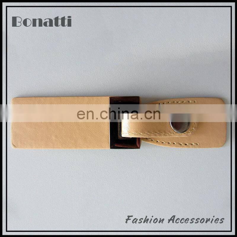 fashion genuine leather toggle buttons for garments