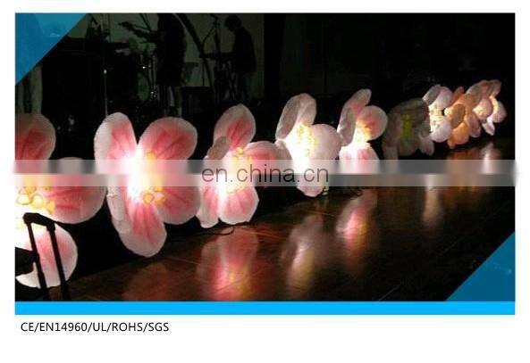 wedding led inflatable flower chain decoration,party led inflatables
