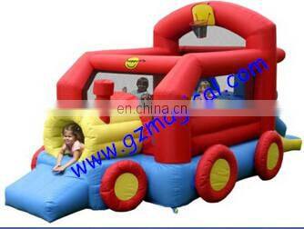 mini car jumping inflatable toy, fashion inflatable bouncer for kids