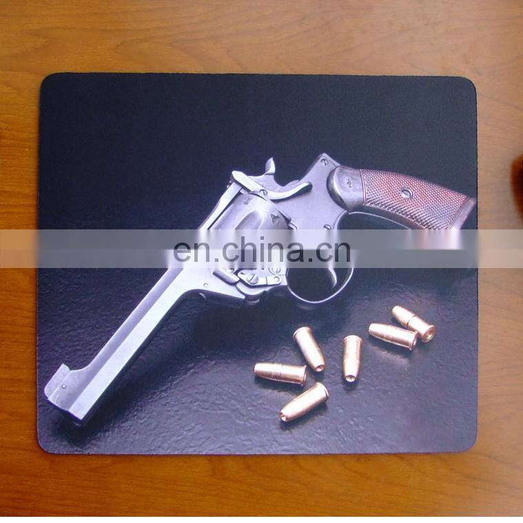 2016 hot sale promotional printing durable wholesale rubber fabric mousepad