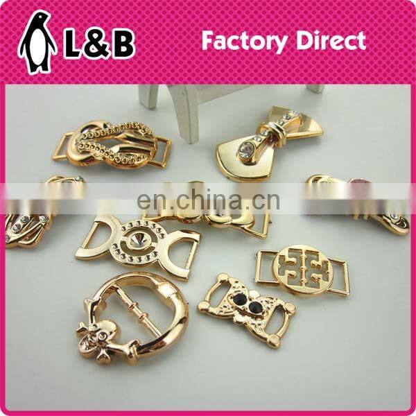 Fashion lady shoe decorative flower pattern plastic shoe ornaments