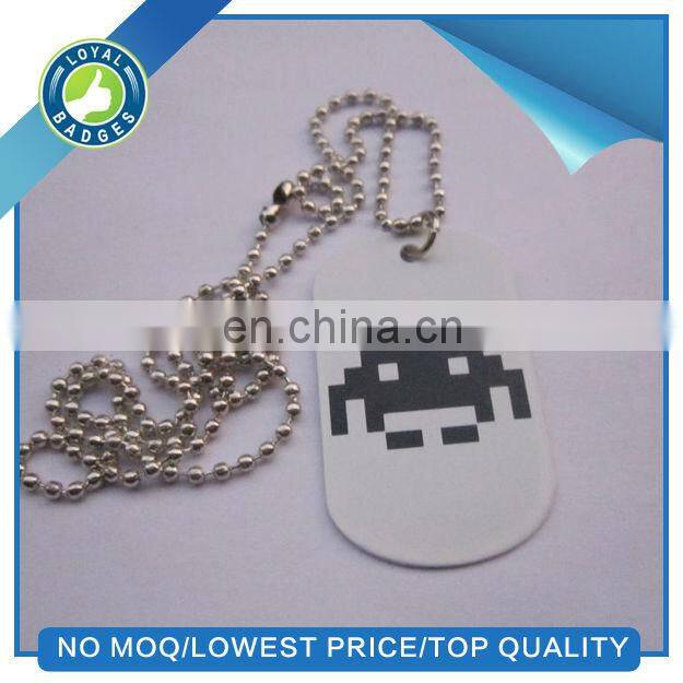 custom painted dog tag