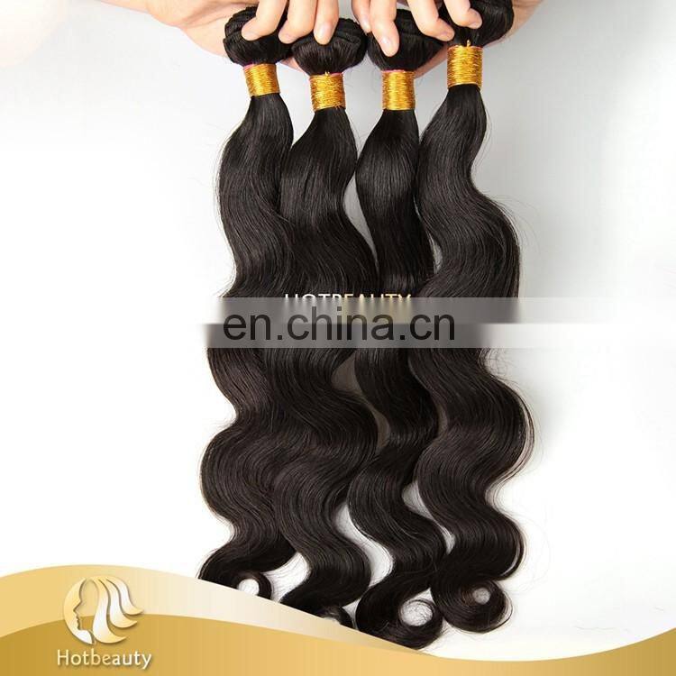 Natural color 1#,1b#,2#,4# No Animal Hair Bundles Shedding Free