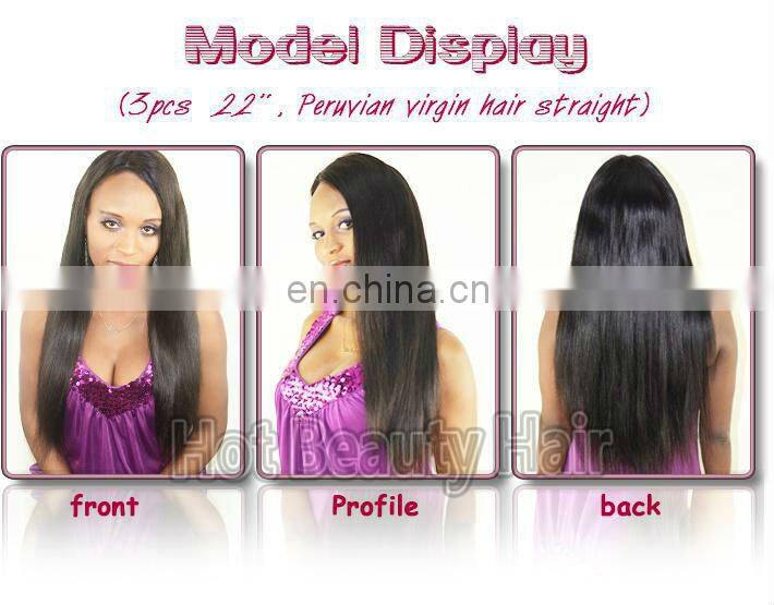 Full Cuticle Virgin Peruvian One Young Girl Donor Virgin Straight Hair