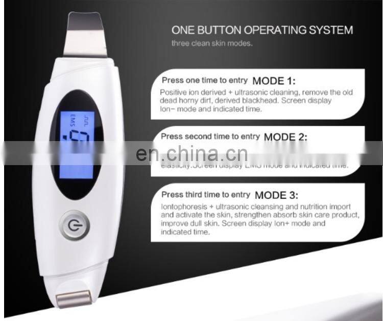 Professional skin scrubber beauty salon equipment Rechargeable Exfoliating body Skin scrubber