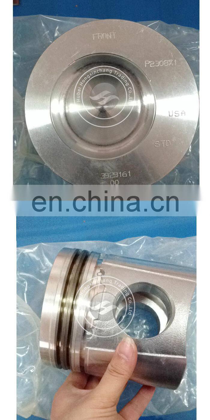 Genuine Parts 6CT8.3 Diesel Engine Piston 3929161 Single Piston
