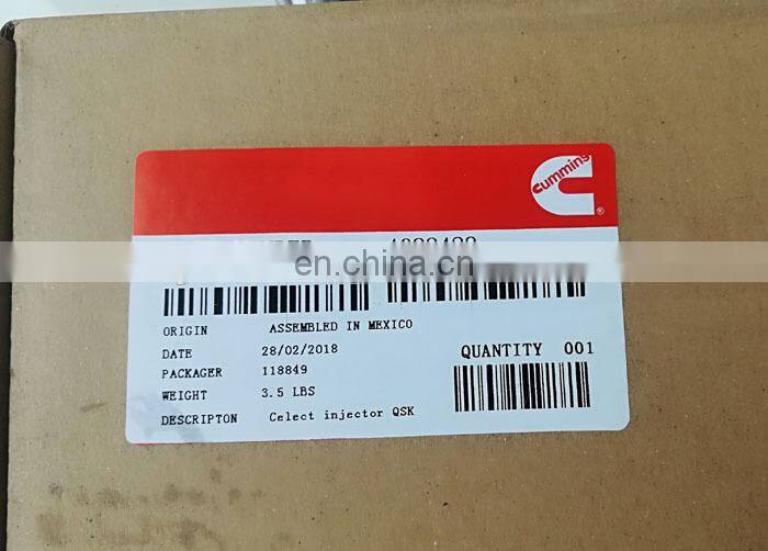 Original QSK60 diesel fuel injector 4088427 / 4326780 / 4087893 / 4001813