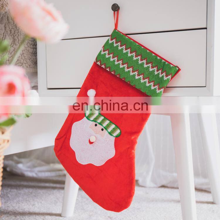 Cheapest Price Santa Claus Red Christmas Stocking