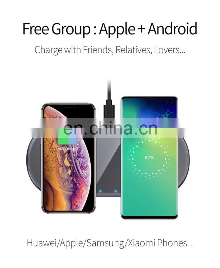 For Smartphone Qi 10w Fast Wireless Charging Pad,High Quality Wireless Charger for Power Supply