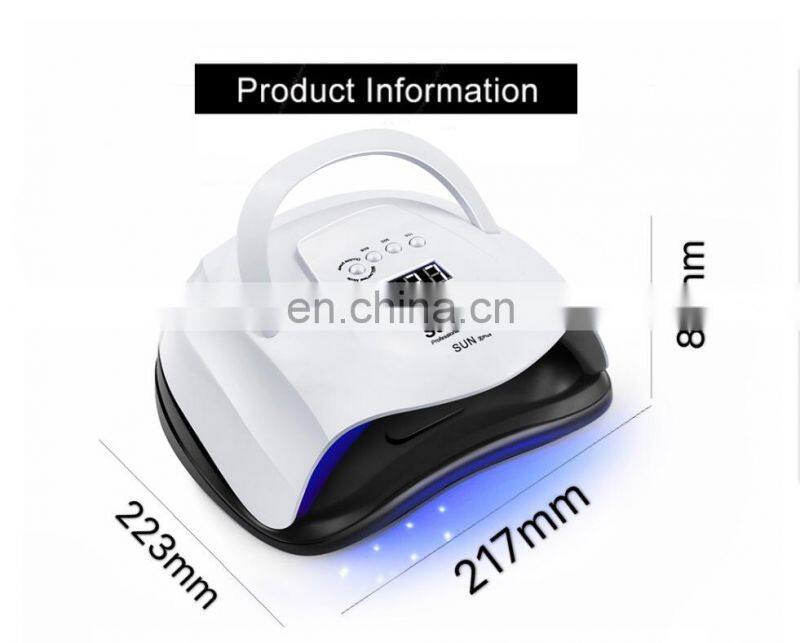 2019 New 80W UV Lamp LED Nail Lamp Nail Dryer For All Gels Polish With 10s/30s/60s/99s Timer Manicure Tool Gel Light