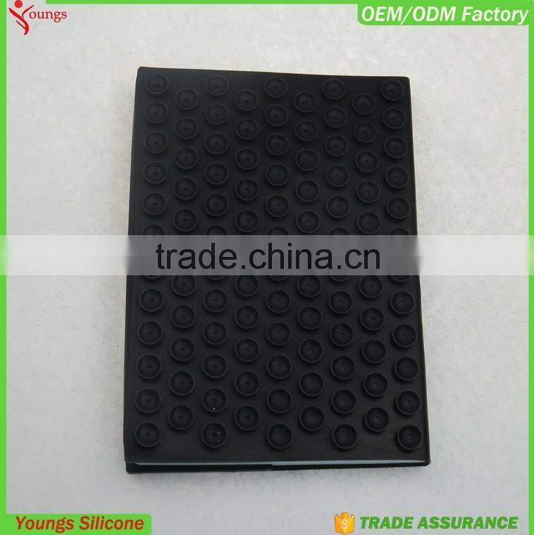 2016 Cute and colorful silicone notebook, block design notebook with sucker