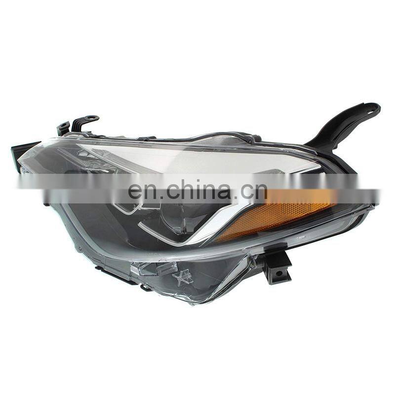 Car body parts halogen xenon headlight headlamp for Corolla usa version SE LE XSE 2017 2018 2019