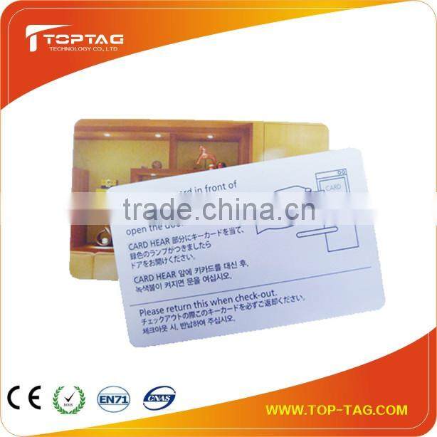 rewritable printed 125 KHz mart card , smart key cards, LF T5577 Smart Card