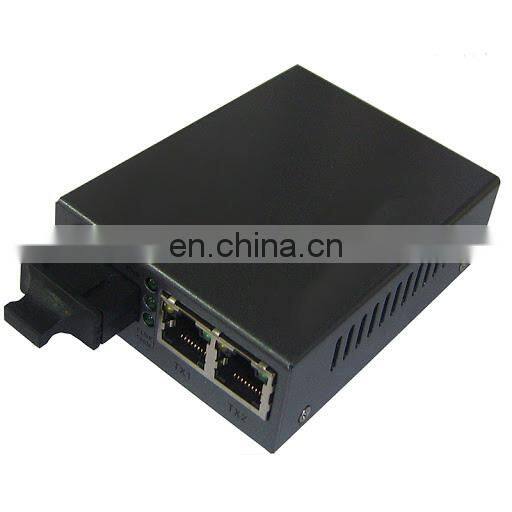 10/100M/1000M gepon olt fiber optical gig ethernet media converter with external power