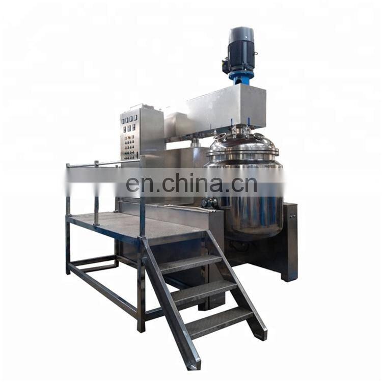 Lower Homogenizer Hydraulic Lifting Vacuum Emulsifier for Cosmetics & Food & Pesticide Chemical Machinery Mixing Equipment