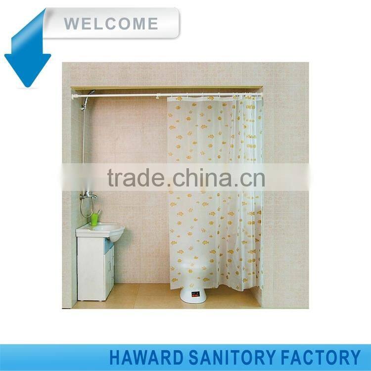 Flexible Metal Extension Shower Curtain Rod