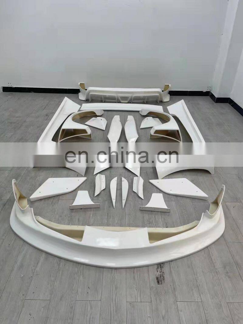 Runde Carbon Fiber Material For LB Style Toyota Supra A90 Wide Body Kit Front Bumper Rear Bumper Side Skirt Spoiler