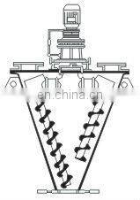 DSH Series Double Screw Cone Fertilizer Mixer / Double Screw Mixer