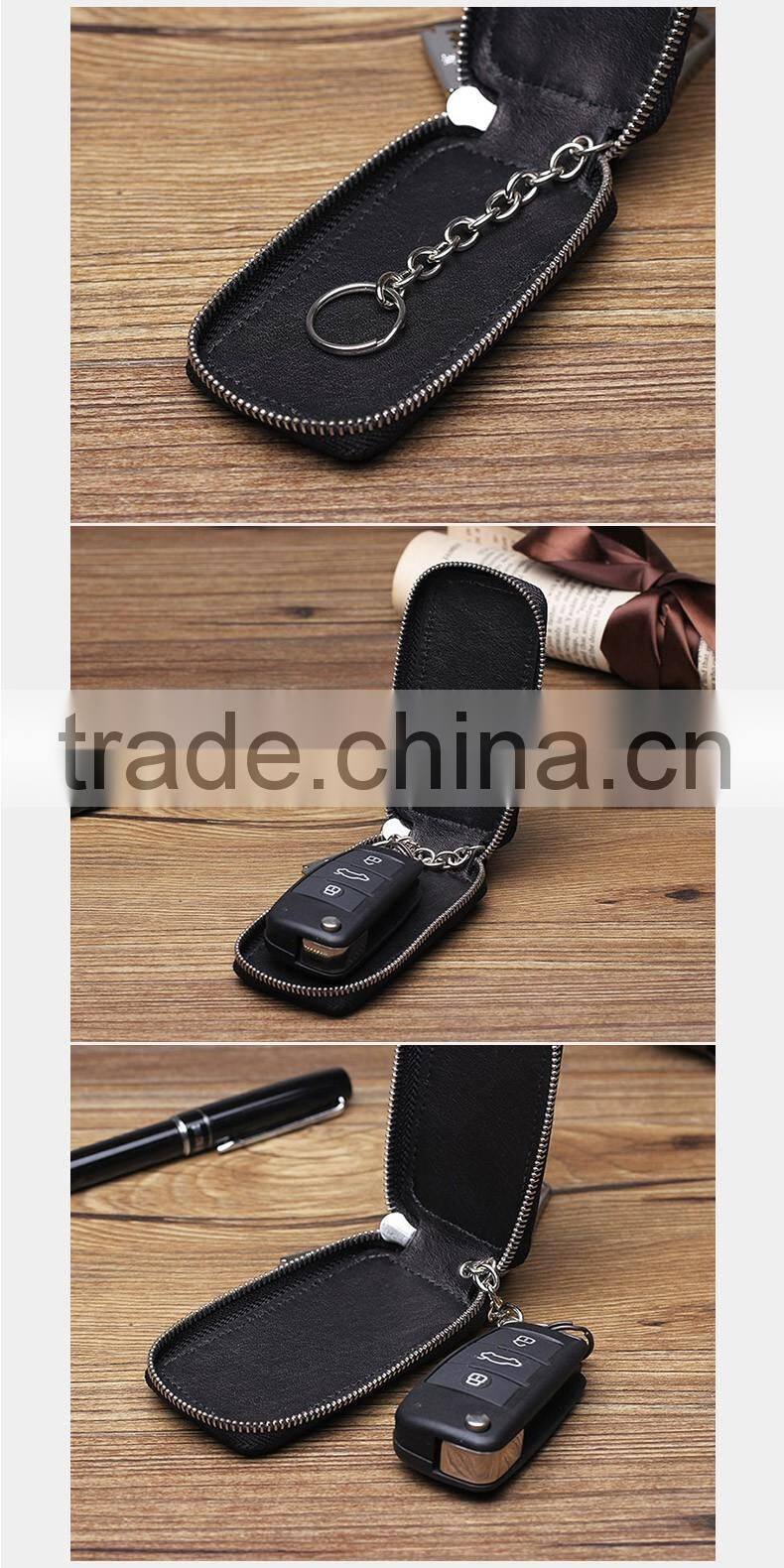 Guangzhou High Quality Luxury Genuine Stingray Skin Leather Car Key Case Key Holder for Men or Women