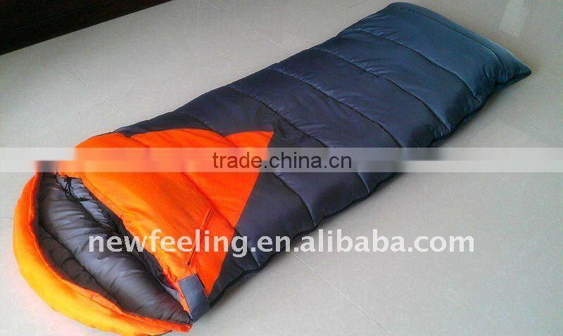 envelope sleeping bag with cap