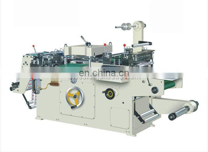 UTM320 Automatic Flatbed Adhesive Label Die Cutting Machine with Sheeting Unit, Flat bed PET PVC pp sticker die cutter sheeter