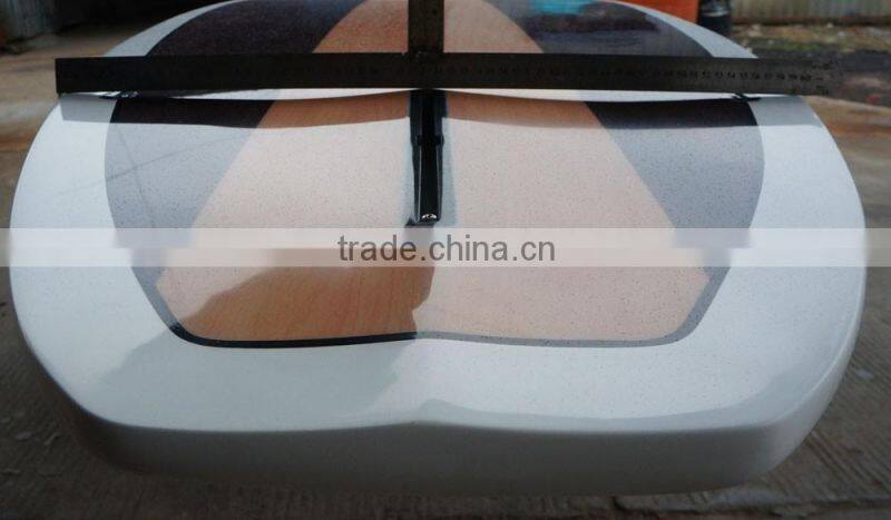 Bamboo Veneer Epoxy resin fiberglass stand up paddle board surfboard