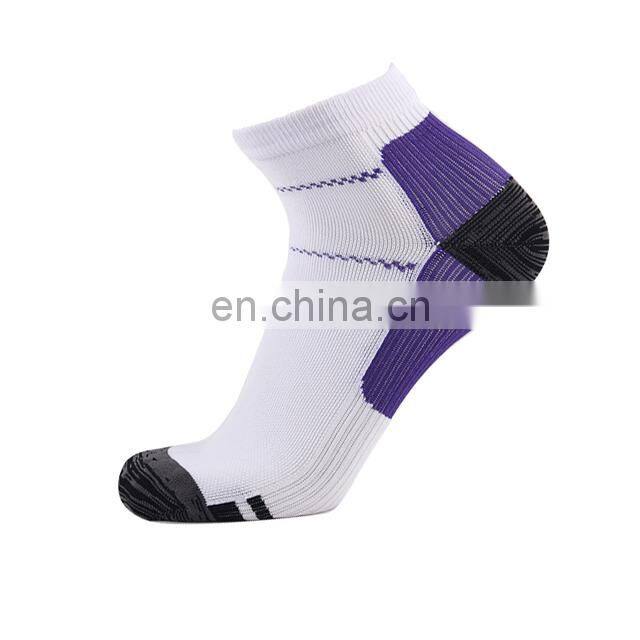 Full Cotton Comfort Basketball Custom Compression Ankle Low Cut Men's Running Socks