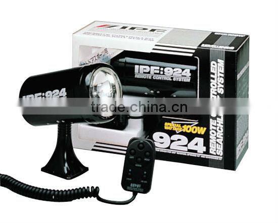 romote Multi-function search light IPF924 headlight for UV,ATV,Agriculture remote search light