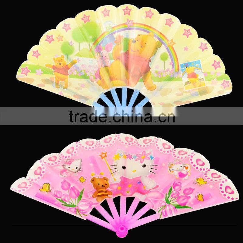 PP fan with no handle, cheap giveaway fan for business gifts, cardboard hand fans
