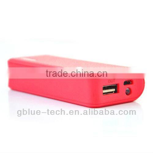 2013 Newest Designs--universal portable mobile power bank 5200 mAh GB1388