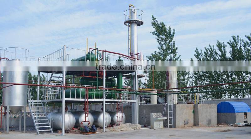 Time saving used engine oil recycling equipment
