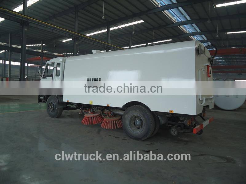 2014 factory low price vacuum road sweeper truck