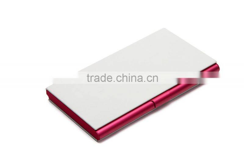 Aluminum Business card holder graphic specification 93*61*11mm suitable for business occasion appear high upscale