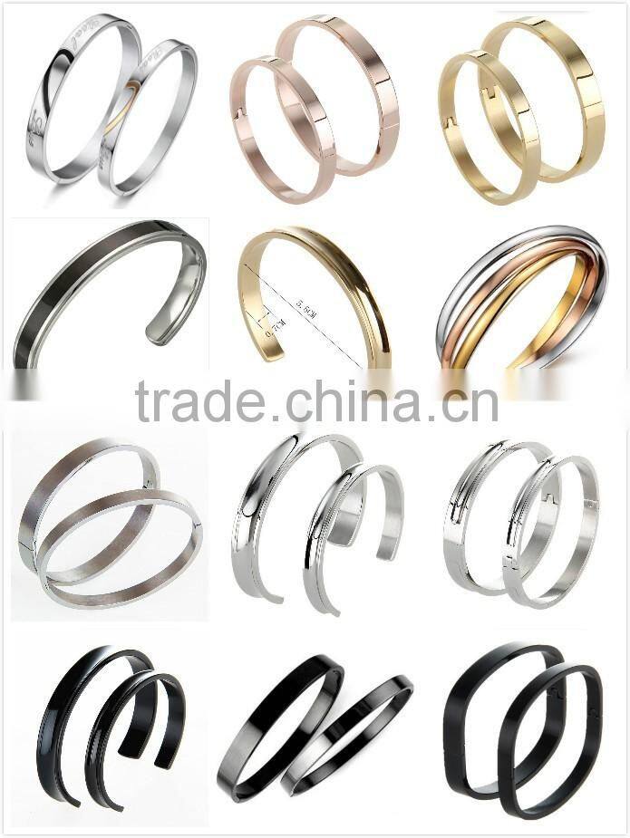 high quality popular jewelry personalized gold palted engraved Enjoy the Journey bracelet for gift