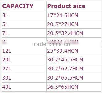 eco friendly flower printing garbage bin garbage can trash can