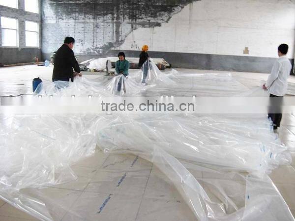 Sainpoly Hot Sale PE Covered Agricultural Single Span/Muilti Span Film Greenhouse