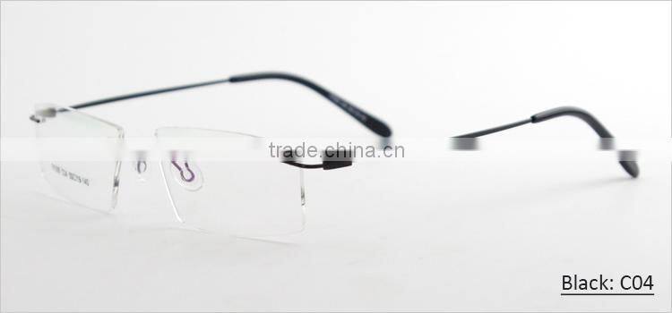 New Designer Rimless Metal Most Popular Eyeglasses Frame