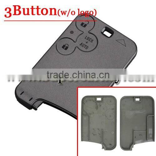 Best quality Replacement 3 Button Remote Key Card Shell Case Fob W/O Logo For Renault Laguna