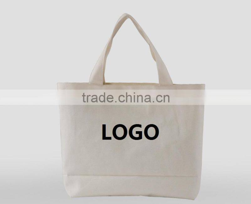 2016 custom print trapezoid shopping 8oz/10oz/12oz oem production canvas bag