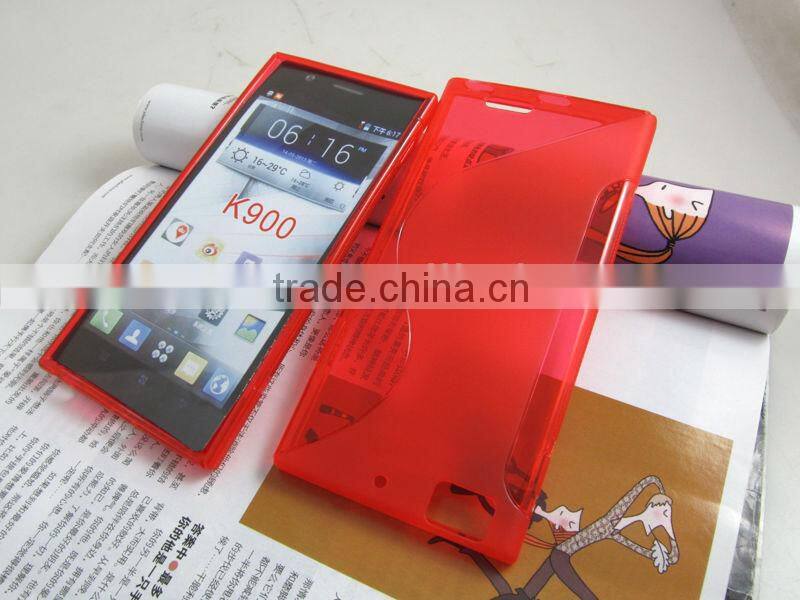 hot selling soft plastic back cover for Lenovo K900 S line