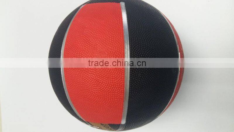 custom printed rubber basketball size 7 for promotion